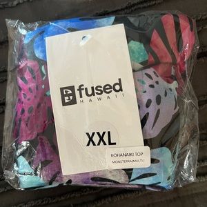 Fused Monstera (Multicolor) Bikini Top 🌺